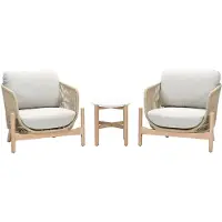 Garden Impressions Garden Imprssion Talara loungeset 3 delig acacia rope -
