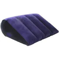 Northix Opblaasbaar multifunctioneel kussen - blauw