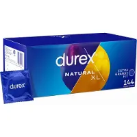 Durex Condooms - Natural XL - 144 stuks - Extra Groot - Discreet Verzonden