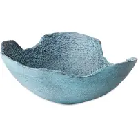 Benoa Mangoe Blue Patina Decorative Bowl Medium