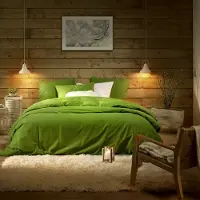 De Witte Lietaer Dekbedovertrek Laura Cactus Flanel-200 x 200 / 220 cm | 2-Persoons