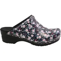 Sanita Klomp Women Original Isalena Open Black/White-Schoenmaat 40