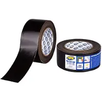 Hpx UV-bestendige PE tape | Zwart | 60mm x 25m - US6025 - US6025