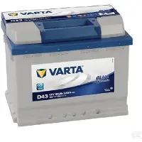 Varta Accu Blue Dynamic D43 60 Ah voor o.a. ALFA ROMEO, CADILLAC, CHEVROLET, CHRYSLER, DAEWOO, DODGE, FIAT, FSO, GAZ, HYUNDAI, JEEP, KIA, LADA, LANCIA, MASERATI, MOSKVICH, NISSAN, OPEL, PEUGEOT, PININFARINA, PONTIAC, SEAT, ZASTAVA, ZAZ