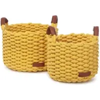 KidsDepot Mand Korbo L Oker (Set van 2)