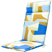 Madison Tuinkussen Patch Azur Hoge Rug (120 x 50)