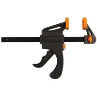 Velleman Quick Grip - Snelspanklem - Spanwijdte 150 mm - Zwart