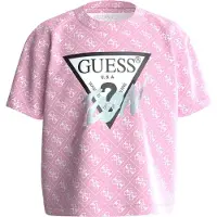 GUESS Girls Logo Shirt Roze - Maat 128