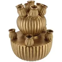 DK Design Daan Kromhout - Vaas- Tulpenvaas - Amsterdam - Bubbles - 24x31cm - Goud - Keramiek