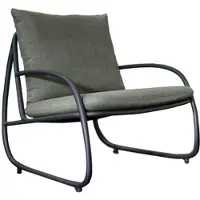 Yoi Loungestoel Youkou Black Almond Green