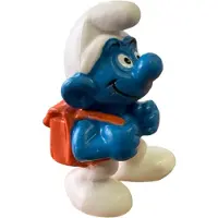 Schleich Scholier Smurf - Leerling smurf met schooltas - De smurfen - - 5,5 cm