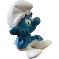 Schleich De denkende smurf - speelfiguurtje / Poppetje - Filosoof smurf - 5,5 cm -