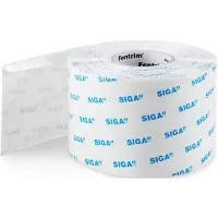 Siga Fentrim IS 20 - 150 mm – 15/135 mm x 25m - Extreme lijmkracht over het gehele vlak - Voorgevouwen 15 mm, zonder scheidingsstroken