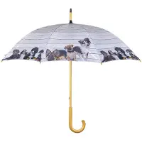 Mars & More paraplu steigerhout puppies 105cm