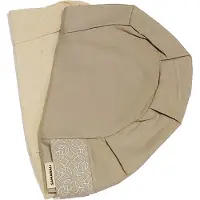 Samarali Biologisch Katoenen Halve Maan Meditatiekussenhoezen - Chateau Grijs - 38 x 25 x 14 cm - Geschikt voor Zafu Meditatiekussen - Yoga Kussen - Duurzaam - Zen Accessoire