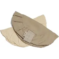 Samarali Biologisch Katoenen Meditatiekussenhoezen Zafu - Kasteel Grijs - 34 x 34 x 14 cm -Geschikt voor Zafu Meditatiekussen - Yoga Kussen - Duurzaam - Zen Accessoire