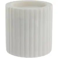 Lene Bjerre Eliana Kaarshouder Wit 10 Cm - Kaarshouders Marmer White - A00024902