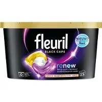 Fleuril Renew Black Caps 15 Wasbeurten - 15 stuks