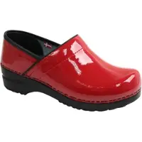 Sanita Klomp Women Original Professiomel Patent Red-Schoenmaat 43
