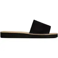 Clarks Originals Women Lunan Slide Black Suede-Schoenmaat 37