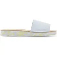 Clarks Originals Women Lunan Slide Light Blue Suede-Schoenmaat 36