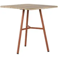 Cotoons Tuintafel Arda Aged Teak Coral 70 x 70 cm
