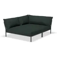 Houe LEVEL 2 Knus hoekkussen links aluminium frame