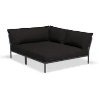 Houe LEVEL 2 Knus hoekkussen rechts aluminium frame
