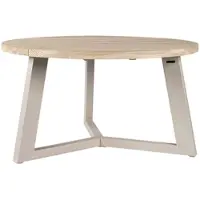 Cotoons Tuintafel Dylan Aged Teak Linen 140 x 140 cm