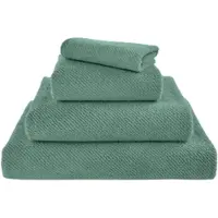 Abyss & Habidecor Washandje Twill Evergreen (17 x 22 cm)