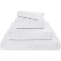 Abyss & Habidecor Washandje Twill White (17 x 22 cm)