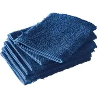 De Witte Lietaer Washandje Helene Blue Indigo (Set van 6)