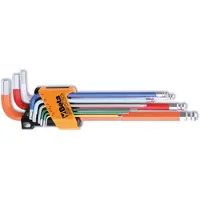 Beta 96BP-CL/SC9 9-delig set haakse zeskant stiftsleutels | gekleurd - 000961619 000961619