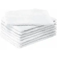 MOODIT Washandje Troy 16 x 21 cm White (Set van 8)