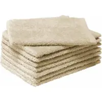 MOODIT Washandje Troy 16 x 21 cm Sand (Set van 8)