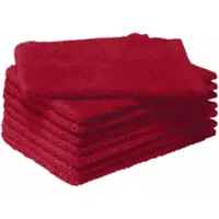 MOODIT Washandje Troy 16 x 21 cm Deep Red (Set van 8)