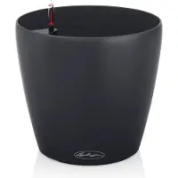 Lechuza CLASSICO Color ECO 18 - Plantenbak - met bewateringssysteem - ALL-IN-ONE set met -PON - 100% gerecycled materiaal - donkergrijs