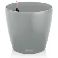 Lechuza CLASSICO Color ECO 18 - Plantenbak - met bewateringssysteem - ALL-IN-ONE set met -PON - 100% gerecycled materiaal - lichtgrijs