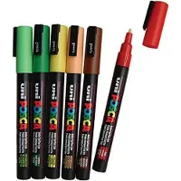 Uni-Ball Markeerset 0,9 mm Fijne tip 8 Stuks