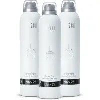 Janzen Shower Foam Black 22 3-pack