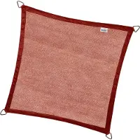Nesling Schaduwdoek Coolfit Vierkant Terracotta (5 x 5 m)