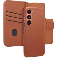 Accezz Leather Bookcase 2-in-1 met MagSafe voor de Samsung Galaxy S23 - Sienna Brown
