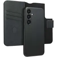 Accezz Leather Bookcase 2-in-1 met MagSafe voor de Samsung Galaxy S23 FE - Onyx Black