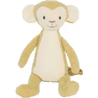 Happy horse Aap Mano Knuffel 28cm - Geel - Baby knuffel