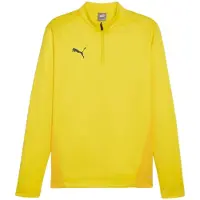 Puma Functioneel shirt 'TeamGoal' geel / curry / zwart