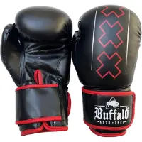 Buffalo bokshandschoenen Winner zwart/rood (14oz)