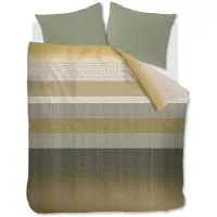 Beddinghouse Dekbedovertrek Theo Green 200x200/220 cm