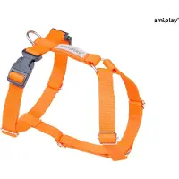 Amiplay Harnas verstelbaar guard Samba oranje maat-L / 35-60x50-75x2,5cm