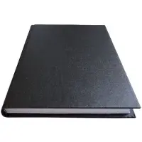 Qbasic Schrift harde kaft a5 lijn 400blz zwart | 30 stuks