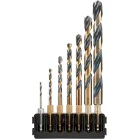 DeWalt Accessoires Houder + Black & Gold HEX-aansluiting | 7 stuks | 2 mm, 3 mm, 4 mm, 5 mm, 6 mm, 8 mm, 10 mm - DT70831-QZ